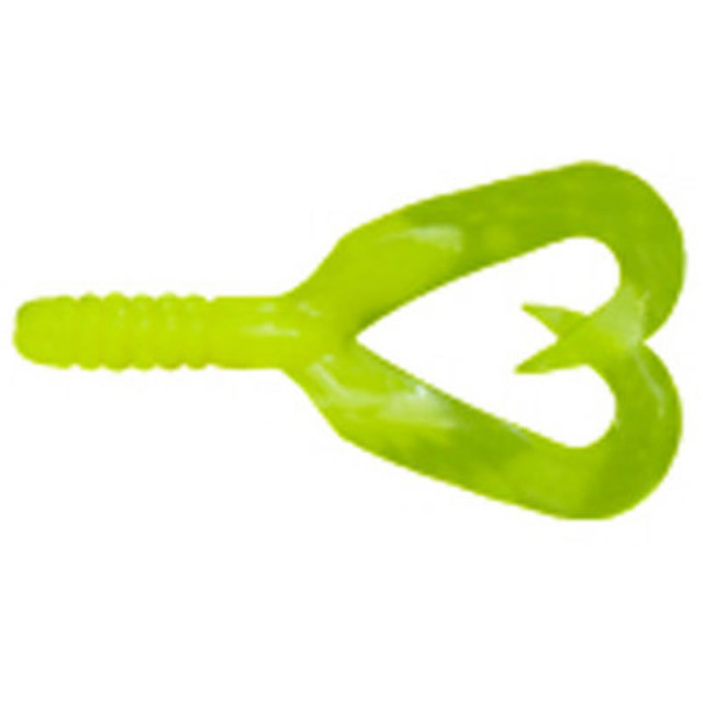 Twister Mann’s Twintail, Chartreuse, 4cm, 8buc Mann's