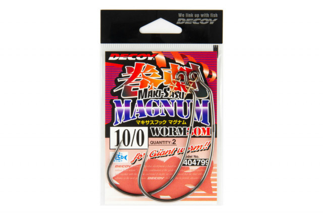 Carlige Offset Decoy Worm 130M Makisasu Magnum (Marime Carlige: Nr. 6/0) Decoy