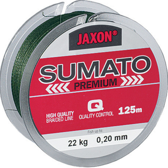 Fir textil Jaxon Sumato Premium, verde, 10m (Diametru fir: 0.08 mm) Jaxon imagine 2022