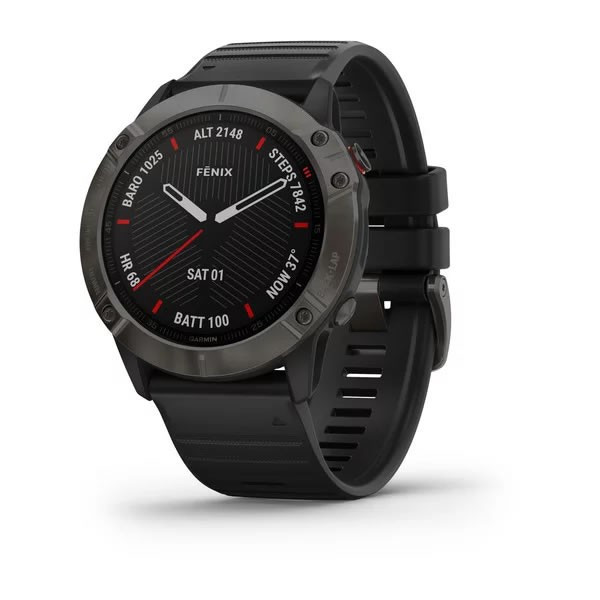 SmartWatch Garmin Fenix 6X SAPPHIRE Black Garmin imagine 2022