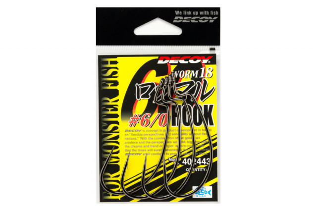 Carlige Offset Decoy Worm 18 Roku-Maru (Marime Carlige: Nr. 6/0) Decoy