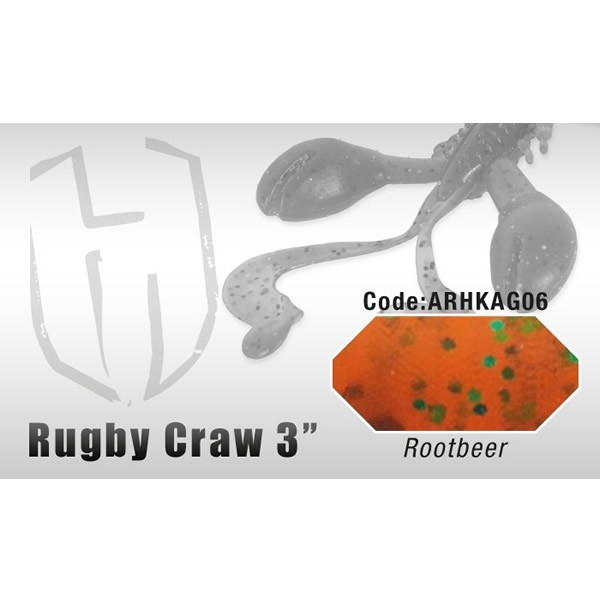 Grub Rugby Craw 3″ 7.6cm Rootbeer Herakles Herakles