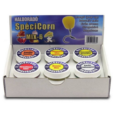 Porumb flotant Haldorado SpeciCorn, Mix 6 arome Haldorado