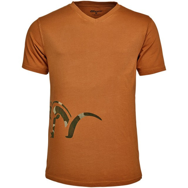 Tricou Logo V Orange Blaser (Marime: XL)