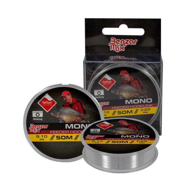 Fir monofilament Benzar Hooklink Teflon Transparent 50m (Diametru fir: 0.16 mm) Benzar imagine 2022