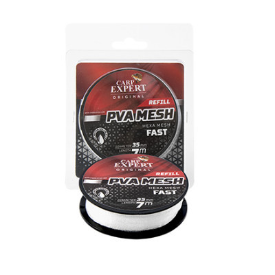 Rezerva plasa PVA Carp Expert Refill, Hexa Mesh Fast, 7 m (Marime: 35mm) Carp Expert imagine 2022