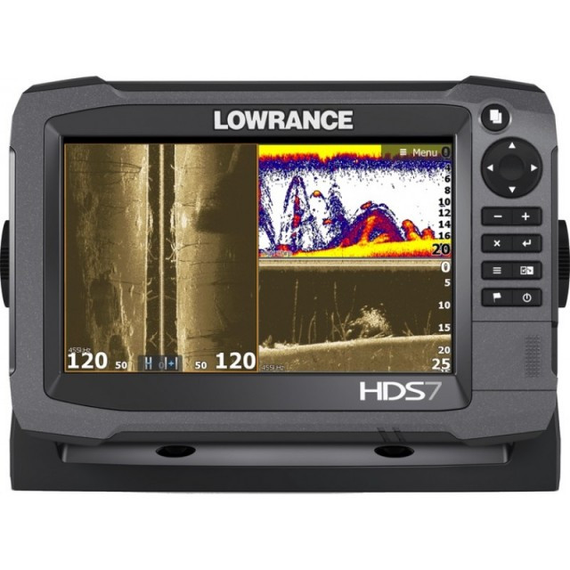 Sonar Lowrance HDS-7 Carbon Structure Scan 3D Chartplotter