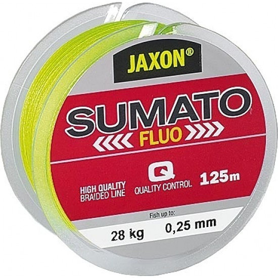 Fir textil Sumato Fluo 125m Jaxon (Diametru fir: 0.18 mm) Jaxon imagine 2022
