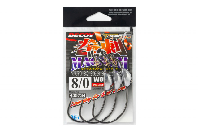 Carlige Offset Decoy Worm 130M Makisasu Magnum (Marime Carlige: Nr. 8/0)