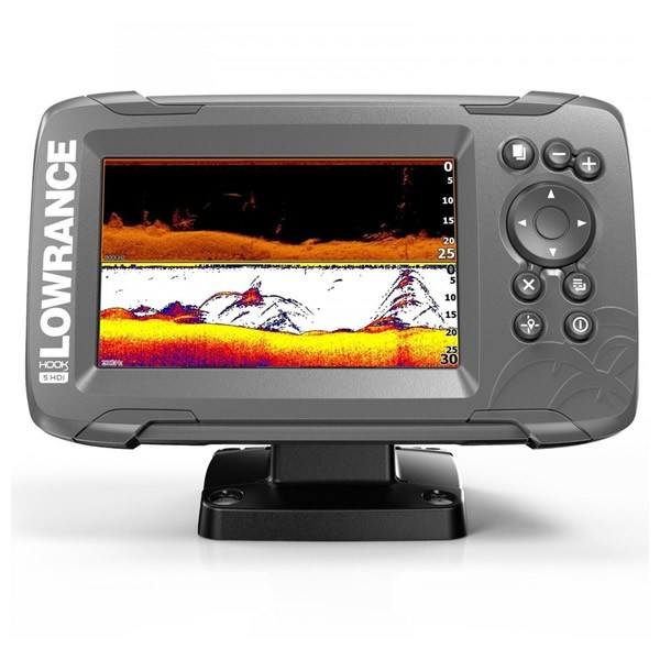 Sonar Lowrance Hook2-5 TripleShot Transducer + Chartplotter + TotalScan Lowrance imagine 2022
