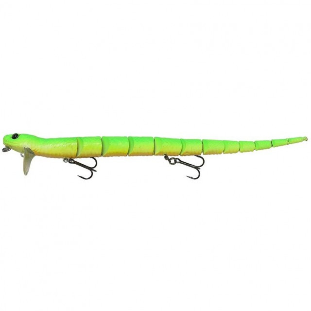 Vobler 3D Snake 20cm, 25g Green Fluo Savage Gear pescar-expert.ro imagine 2022