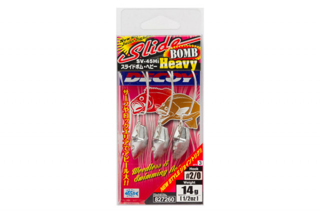 Carlige Decoy Jig Sv-45H Slide Bomb Heavy, Nr. 4/0 (Greutate jig: 28 g) Decoy imagine 2022