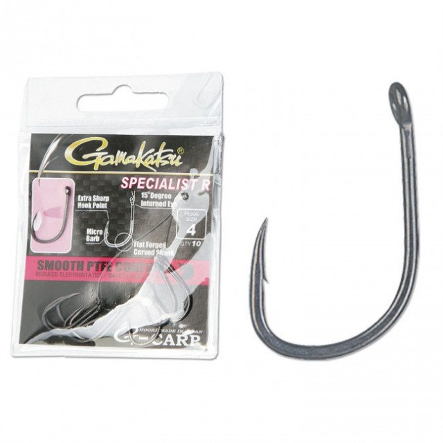 Carlige G-Carp Specialist RX 10 buc/plic Gamakatsu (Marime Carlige: Nr. 10)