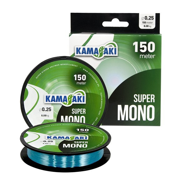 Fir monofilament Super Mono Albastru, 150m Kamasaki (Diametru fir: 0.16 mm) KAMASAKI