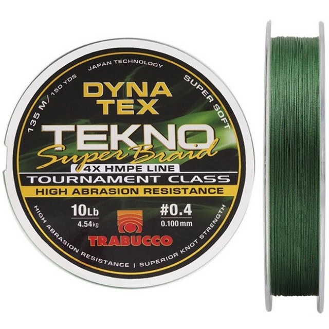 Fir Tekno Super Braid, 135m Trabucco (Diametru fir: 0.14 mm)