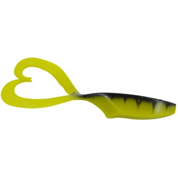 Shad Twinpike Yellow Perch 15cm, 3buc/plic Biwaa