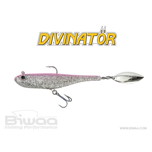 Spinnertail Divinator Medium Pink Ice 18cm / 35g / 1buc / plic Biwaa BIWAA