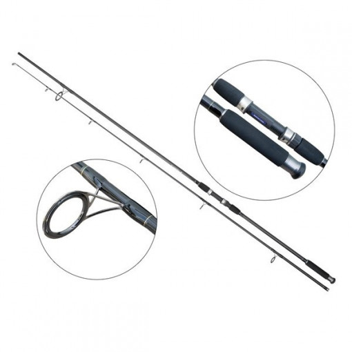 Lanseta fibra de carbon Baracuda Mustang II 3.60m/3lb 2 segm.