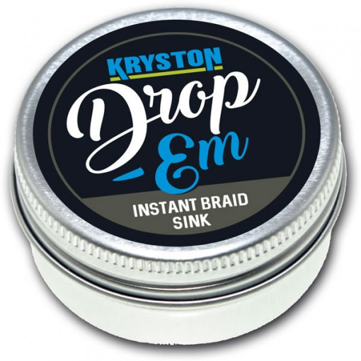 Pasta Tungsten Drop'Em Braid Sink, Dark Silt Kryston