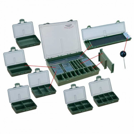 Cutie pescar Carp box 001 / 365x300x55 mm Baracuda