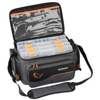 Geanta accesorii marimea S + 3 cutii 15X36X23cm Savage Gear