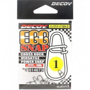 Agrafe cu prindere rapida Decoy SN-3 Egg Snap, 7buc