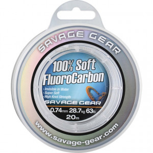 Fir Savage Gear Soft Fluorocarbon, transparent, 15m