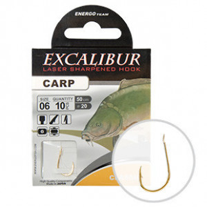 Carlige legate Excalibur Carp Classic Gold