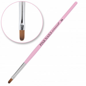 Pensula ovala Pink Nails #6 Kolinsky