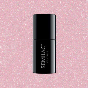 Semilac 805 Glitter Dirty Nude Rose - Extend 5in1