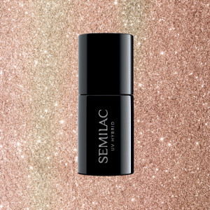 Semilac 349 Delicate Vanilla Glitter 7ml