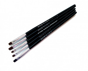 Set 5 pensule Black - Pink Nails