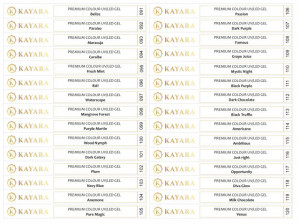 Set 30 x Sticker pentru tips gel color Premium Kayara 091-120