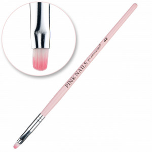 Pensula ovala #4 Pink Nails