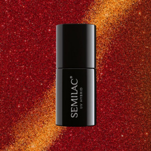 Semilac 313 Red - Magic Cat eye 7ml