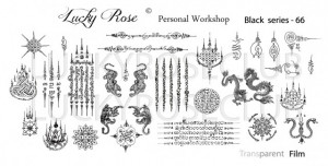 Tatuaj Lucky Rose Black Series 66