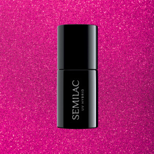 Semilac 348 Charming Ruby Glitter 7ml