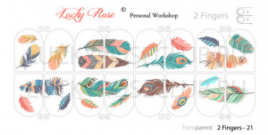 Tatuaj Lucky Rose 2 Fingers 21