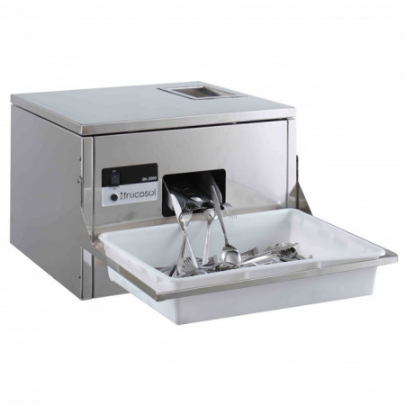 Masina de lustruit si sterilizat tacamuri 3000-3500 buc/h, FRUCOSOL SH-3000