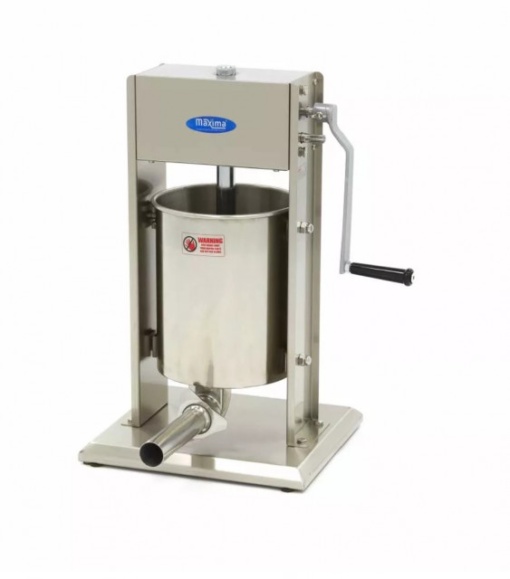 Masina facut carnati inox 10 litri, 4 palnii incluse