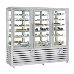 Vitrina frigorifica pentru produse de gelaterie/inghetata 3 usi, 1388 Litri
