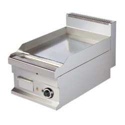 Fry top cu suprafata neteda cromata, 400x700mm
