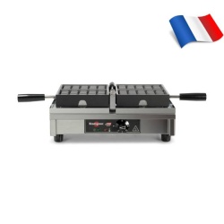 Aparat profesional de vafe 3×5 Bruxelles, 440x260xH220mm