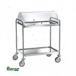 Carucior servire, capac circular, 900x600x1090 mm