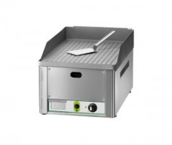 Fry top electric cu suprafata striata, cromata 325x480mm