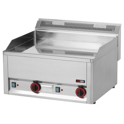 Gratar Fry-top electric cromat neted 480×650 mm