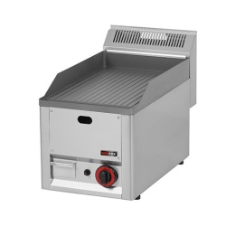 Gratar Fry-top gaz striat 480×320 mm