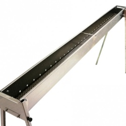 Gratar manual pe carbuni pentru frigarui si arrosticini , 2000 mm