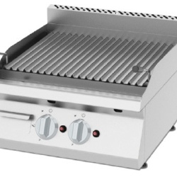 Grill pe gaz cu roca vulcanica