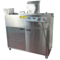 Masina tip banda pentru prajire(friteuza), blansare sau fierbere, pe gaz, 60L, banda 320mm